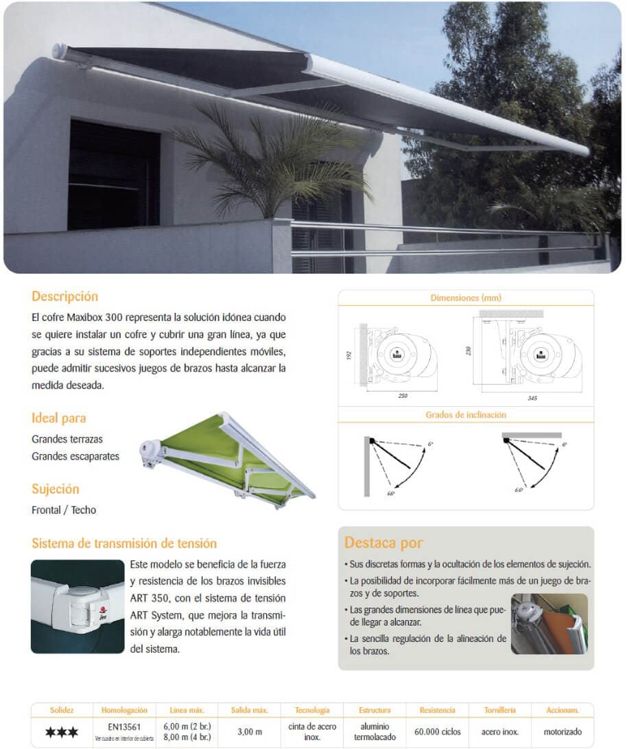 Ficha de Toldos Pontevedra