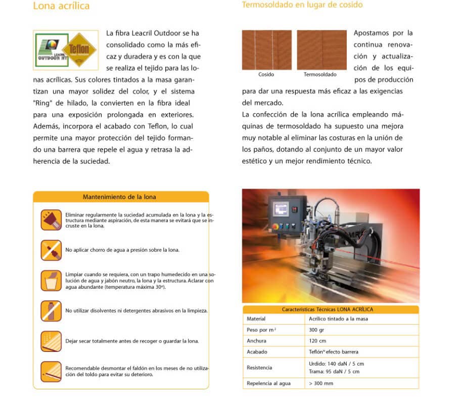 Ficha de Toldos Pontevedra