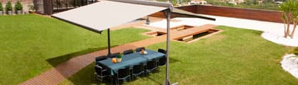 Toldos de patios y jardines